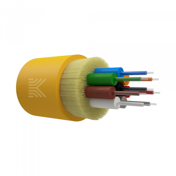 Оптический кабель дистрибьюшн распределительный, G.652.D, 8 волокон, нг(А)-HF, жёлтый