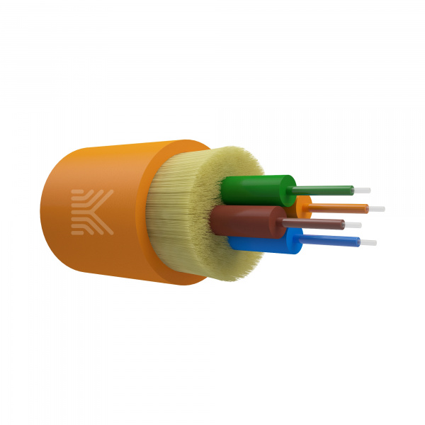 Оптический кабель дистрибьюшн распределительный, OM1, 62.5/125, 4 волокна, нг(А)-HF, оранжевый