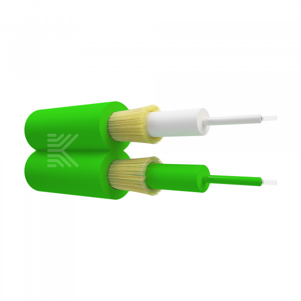 Оптический кабель, duplex, МM 50/125, OM5, 2.0mm, нг(А)-HF, салатовый
