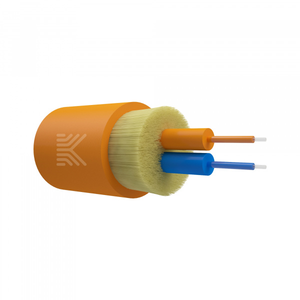 Оптический кабель дистрибьюшн распределительный, OM1, 62.5/125, 2 волокна, нг(А)-HF, оранжевый