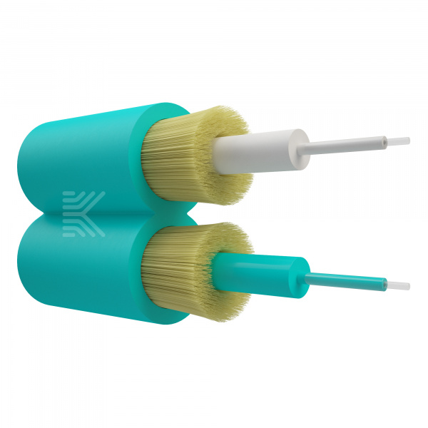 Оптический кабель, duplex, MM 50/125, OM3, 3.0mm, нг(А)-HF, аква