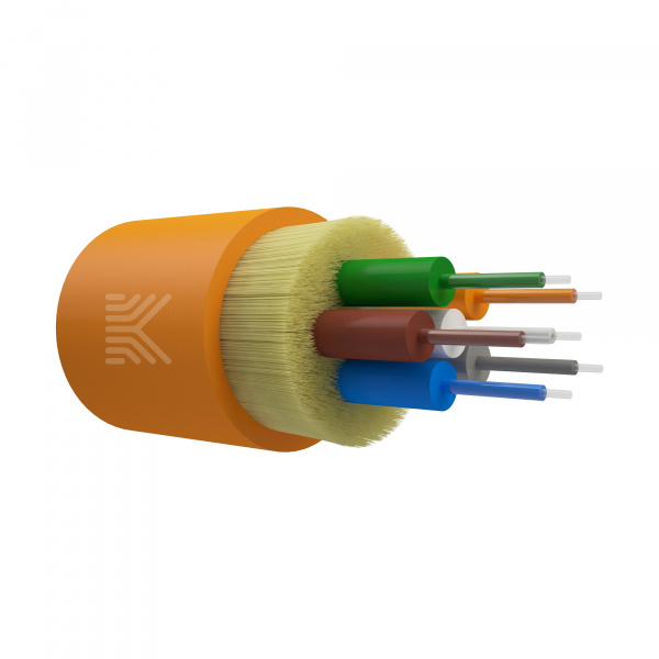 Оптический кабель дистрибьюшн распределительный, OM2, 50/125, 6 волокна, нг(А)-HF, оранжевый