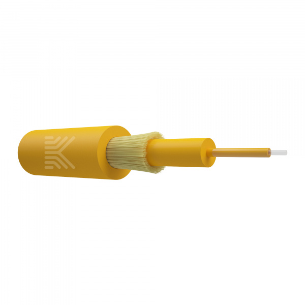 Оптический кабель, cимплекс, G.652.D, 2 мм, нг(А)-HF, жёлтый