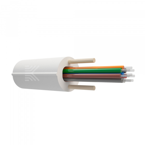 Оптический кабель рапределительный Райзер, 8 волокна G.657.А1, для вертикальной прокладки, нг(А)-HF, белый