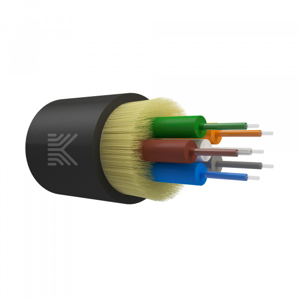 Оптический кабель универсальный, MM 50/125, OM4, 6 волокон, нг(А)-HF, черный