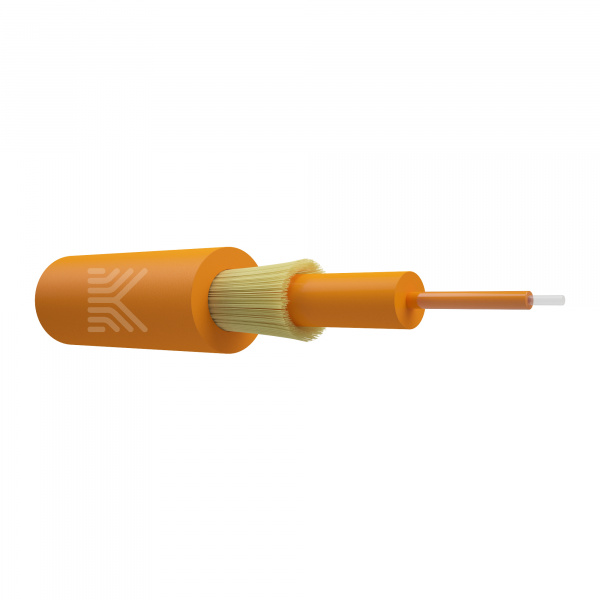 Оптический кабель, cимплекс, ОМ2, 2 мм, нг(А)-HF, оранжевый